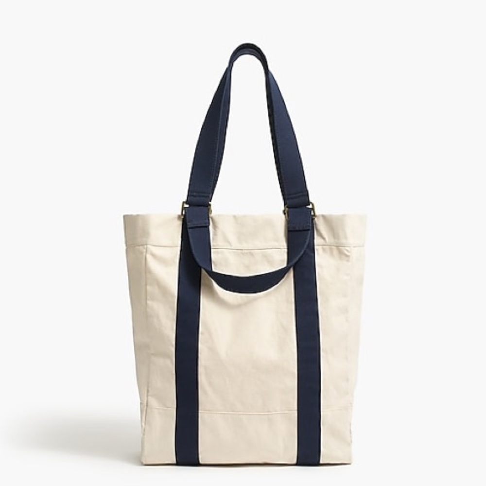 J. Crew CLASSIC Everyday Canvas Tote Bag